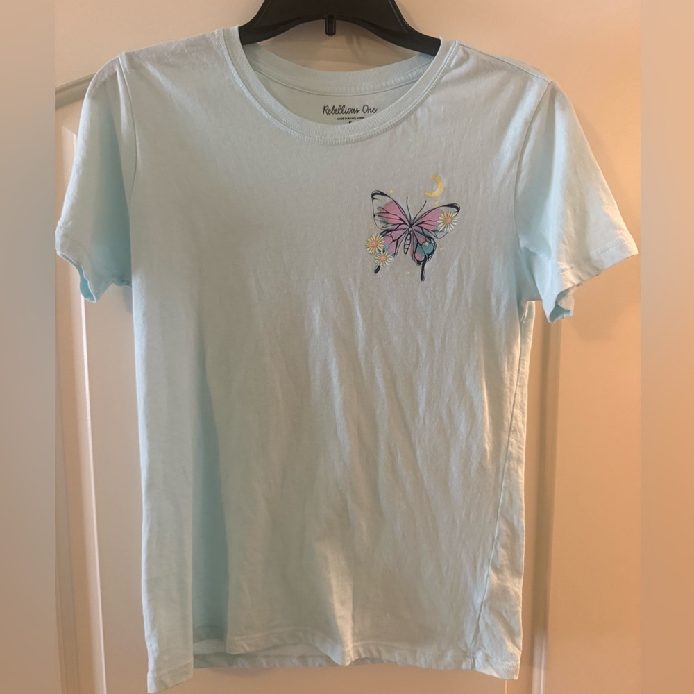 Rebellious One Pastel Butterfly Women’s Tee